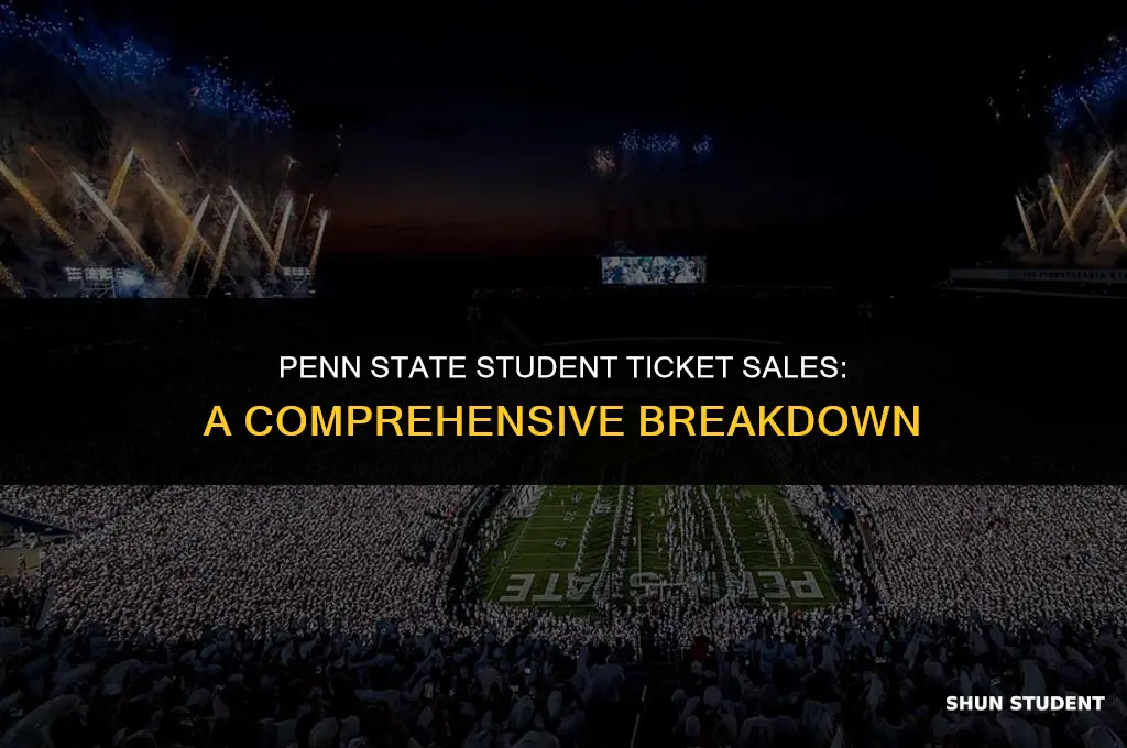how many tickets are sold to students at penn state