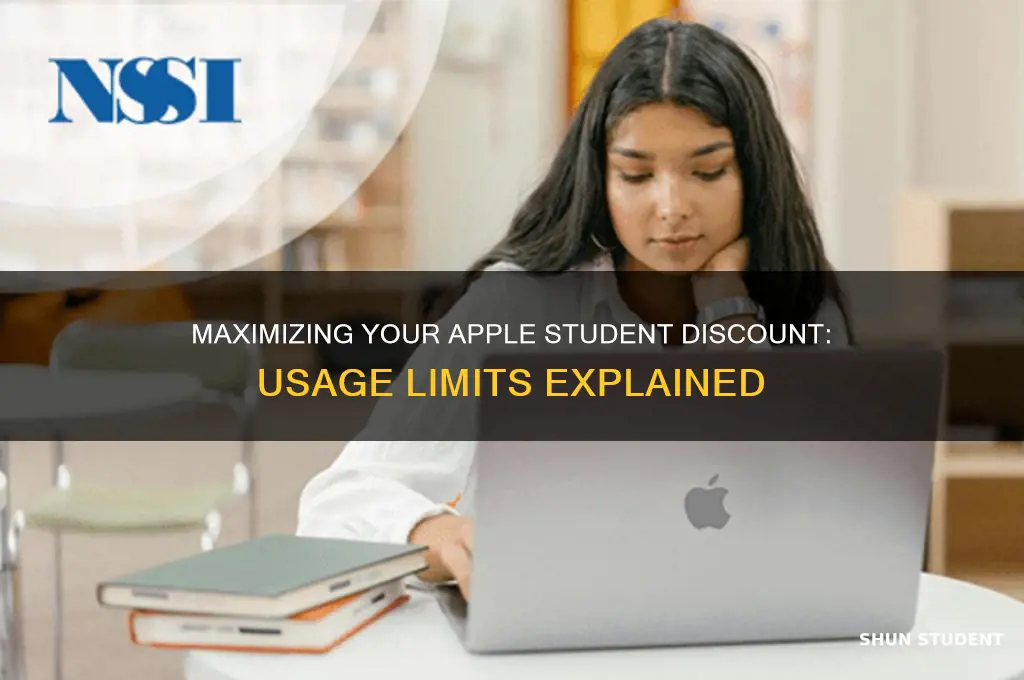 how many times can i use apple student discount