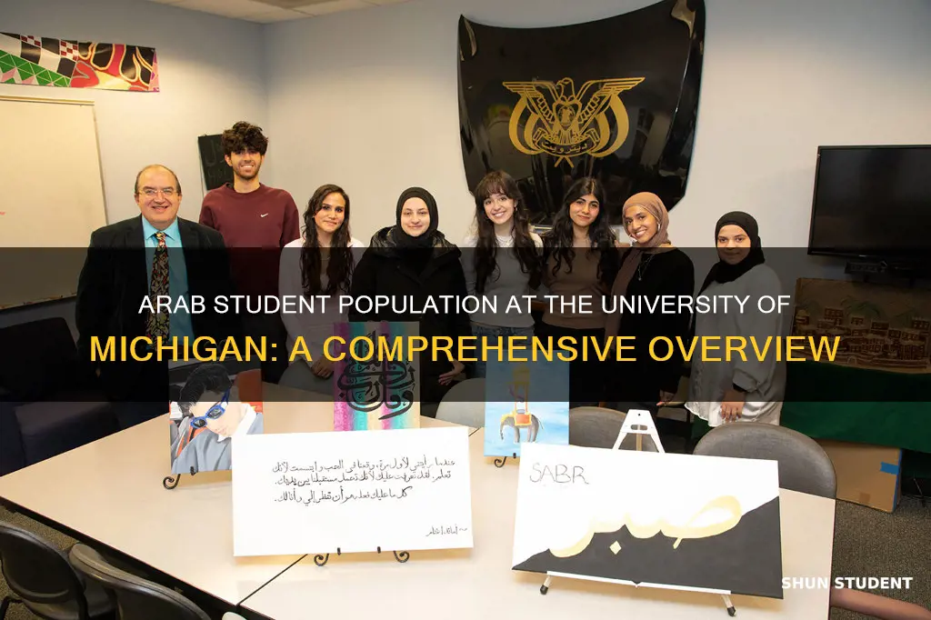 how many total arab students at university of michigan