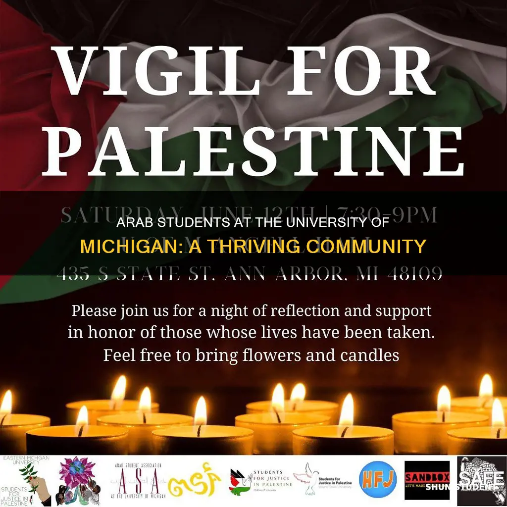how many total arab students at university of michigan
