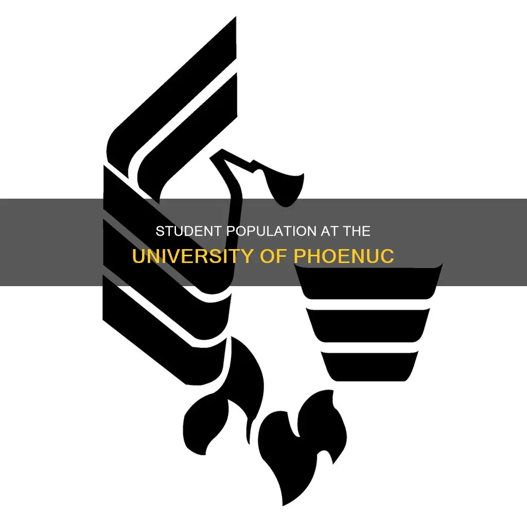how many total students are in the university of phoenuc