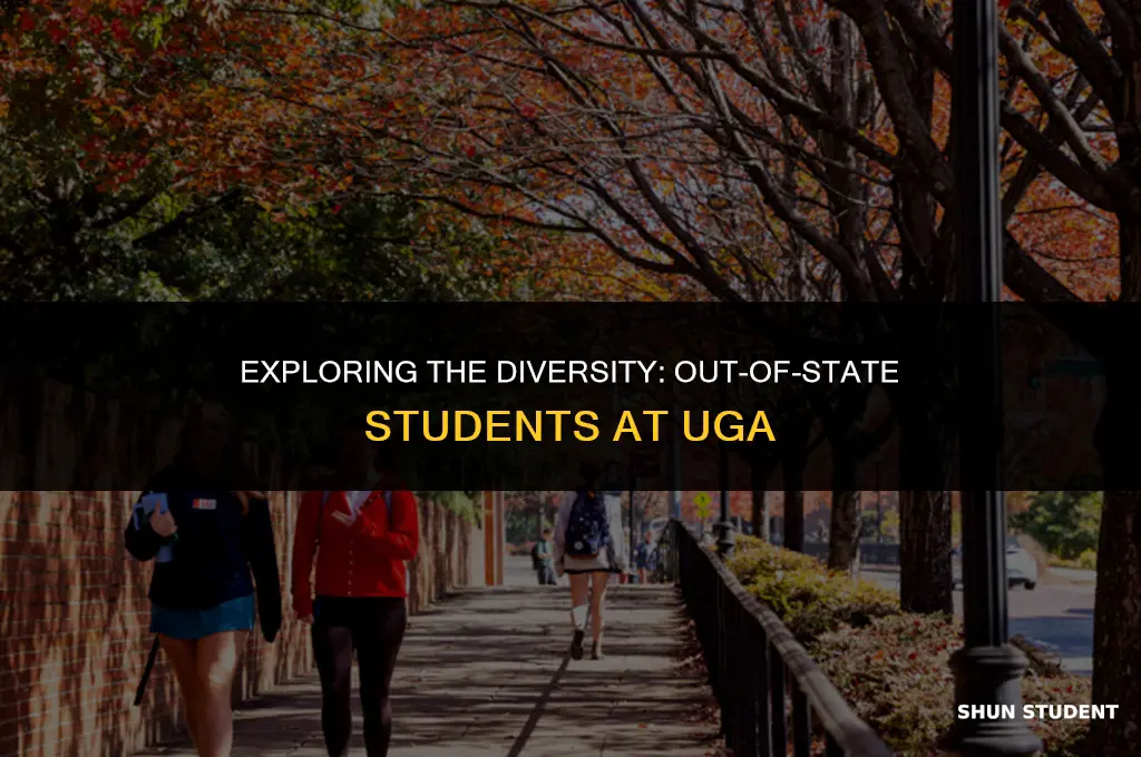 how many uga students are out of state