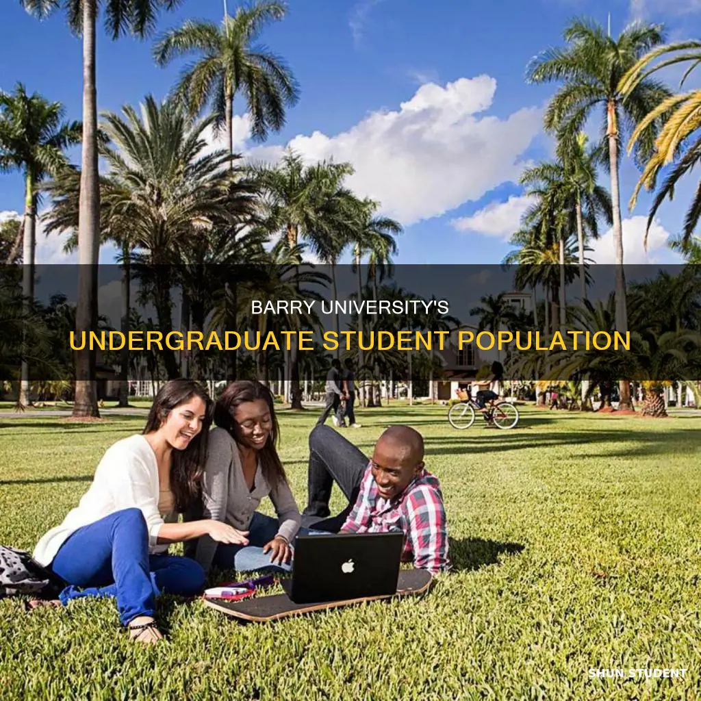 how many undergraduate students are at barry university