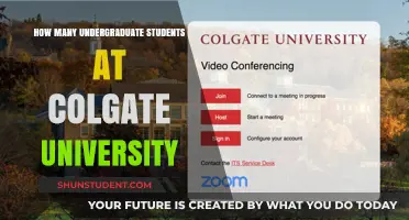 Undergrad Student Population at Colgate University