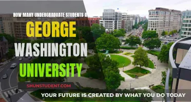 Undergrad Student Population at George Washington University