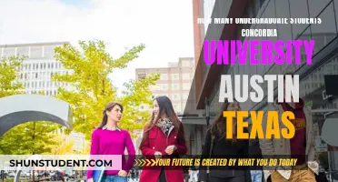 Undergrad Student Population at Concordia University, Austin, Texas