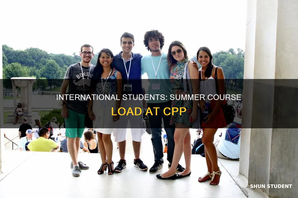 how many units can international students take suring summrt cpp