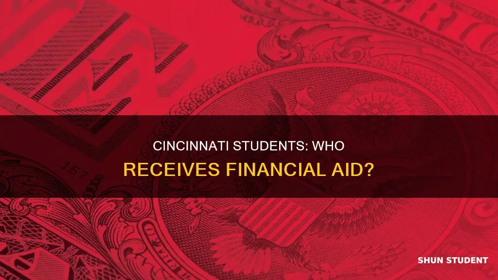 how many university of cincinnati students receive aid