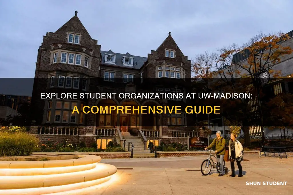 how many university of wisconsin madison student organizations