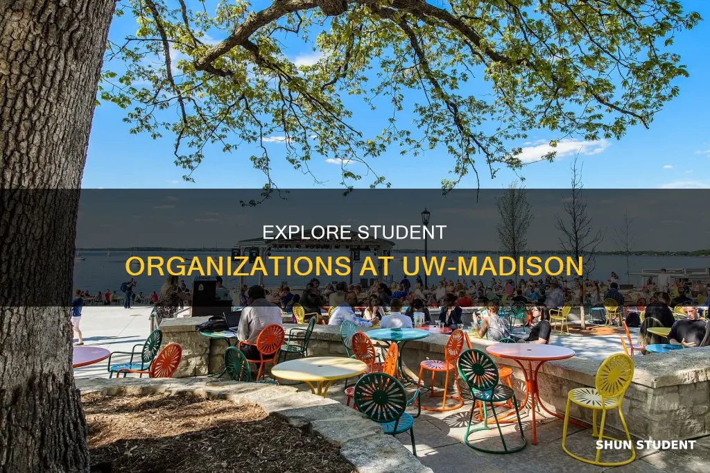 how many university of wisconsin madison student organizations