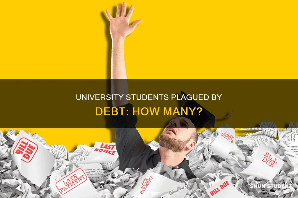 how many university students are in debt