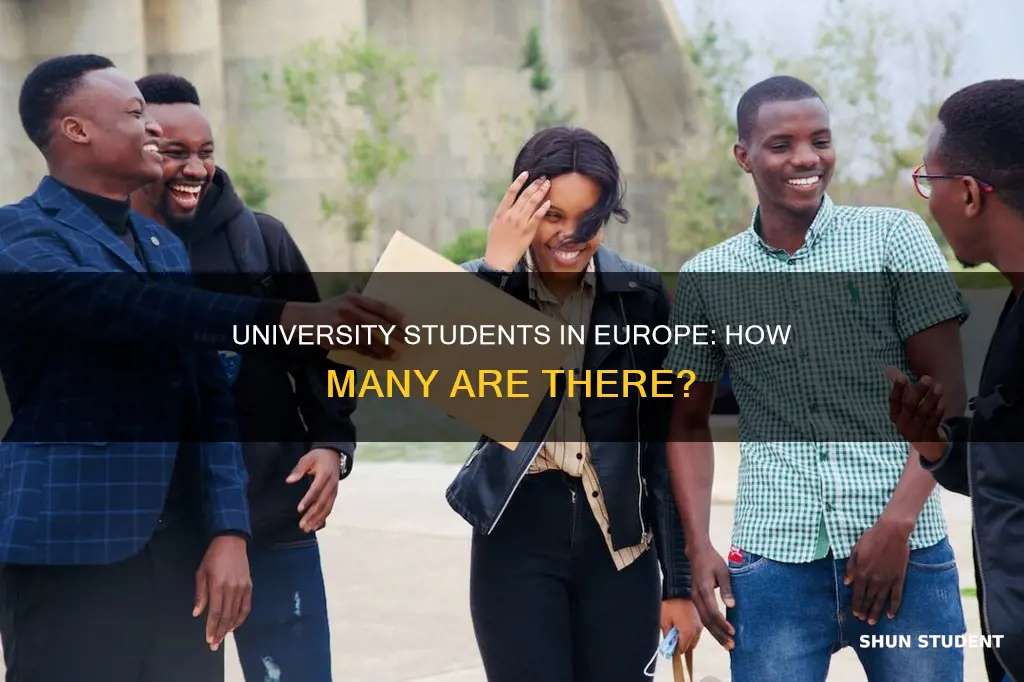 how many university students are there in europe