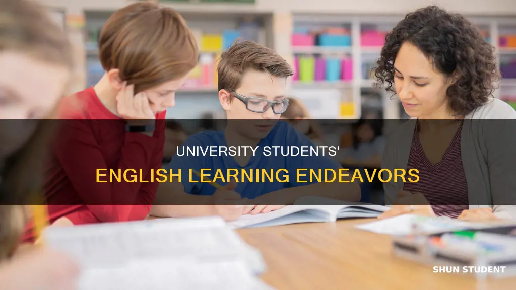 how many university students are trying to learn english