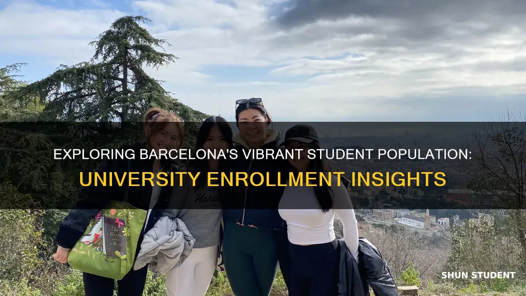 how many university students in barcelona