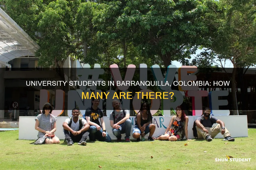 how many university students in barranquilla colombia