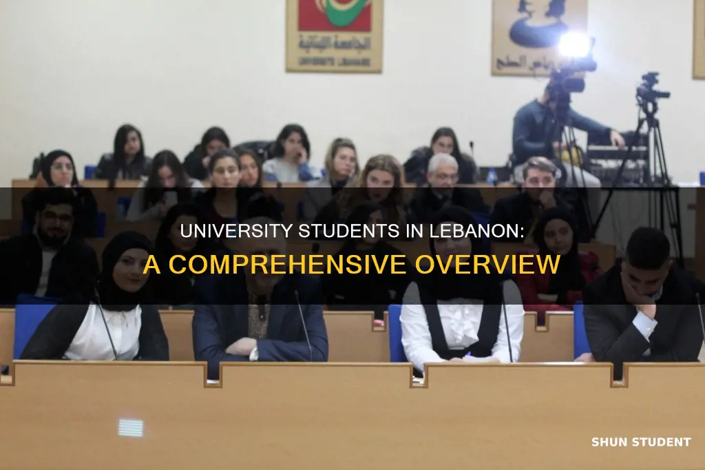 how many university students in lebanon