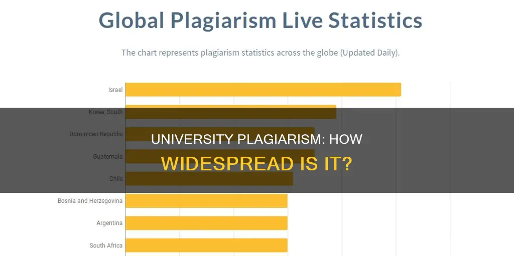 how many university students plagiarize