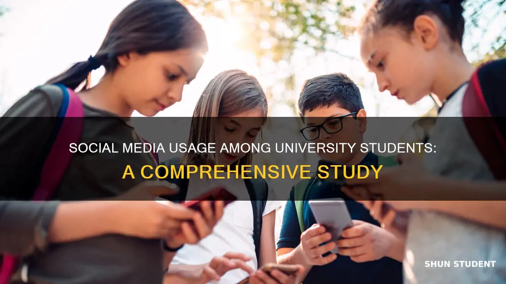 how many university students use social media