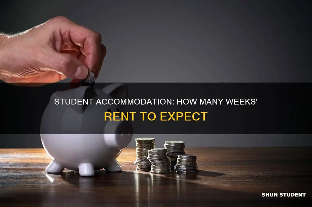 how many weeks do you pay for student accommodation