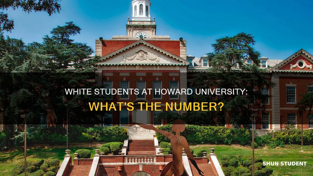 how many white students are at howard university