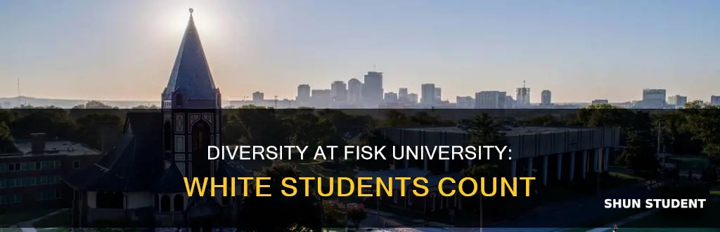 how many white students at fisk university