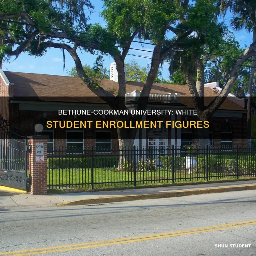 how many white students attend bethune cookman university