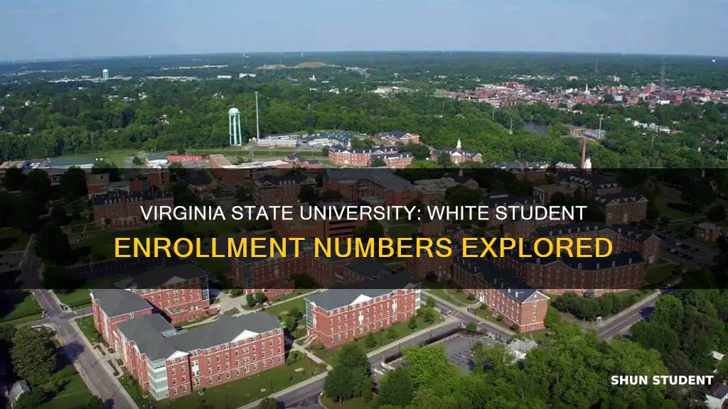 how many white students attend virginia state university