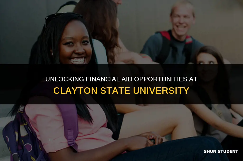 how may students at clayton state receive financial aid