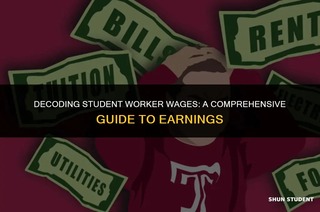 how much do student workers get paid