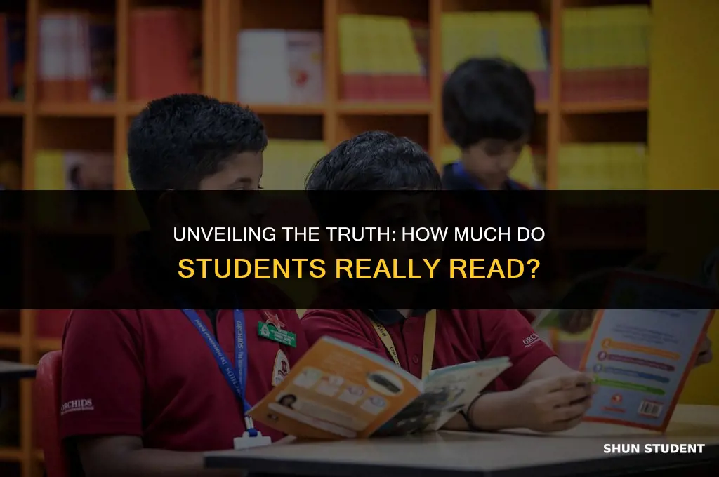 how much do students actually read