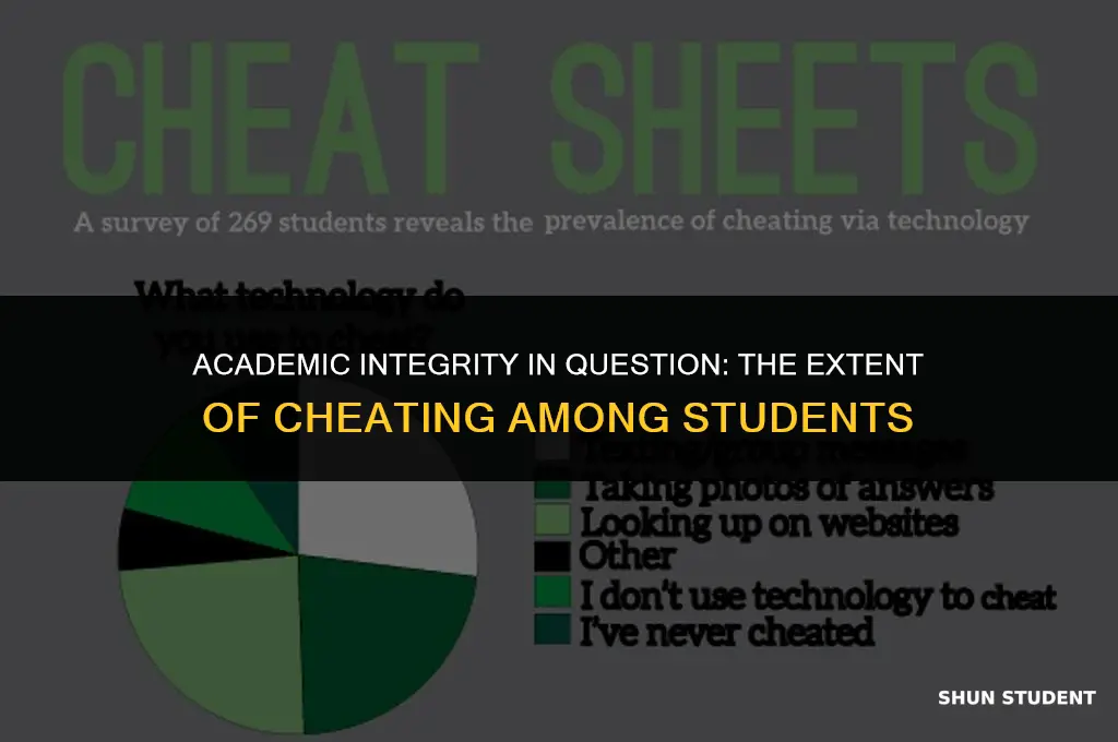 how much do students cheat