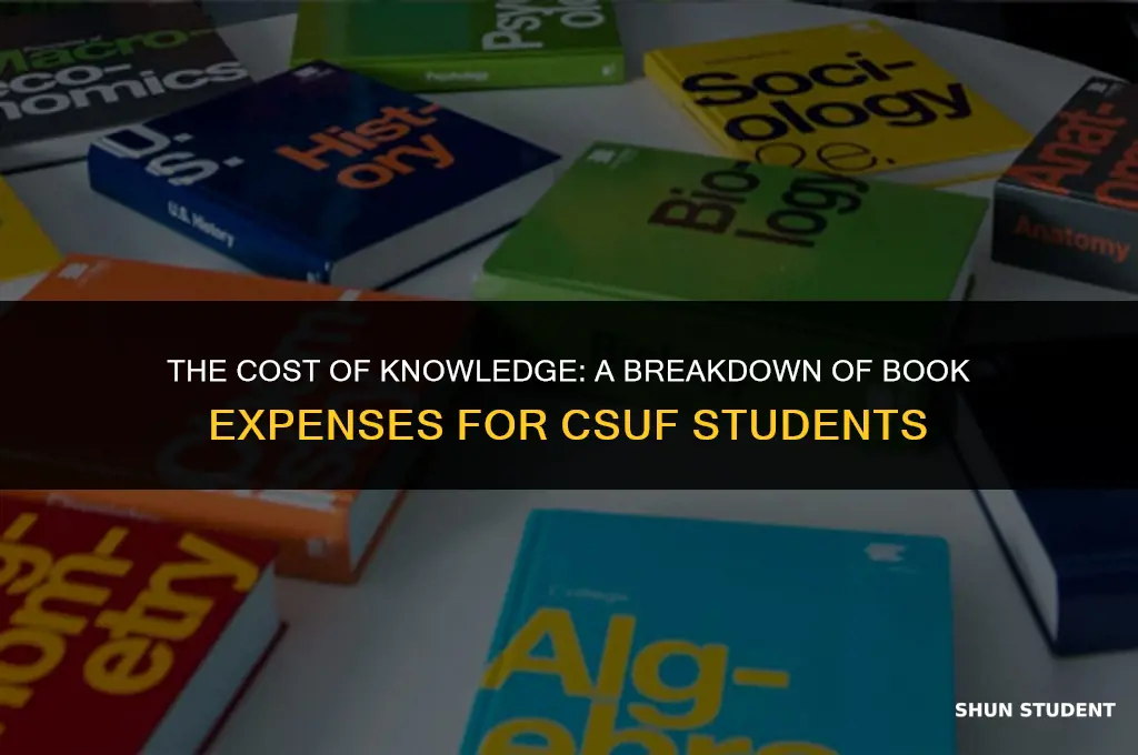 how much do students csuf pay for books