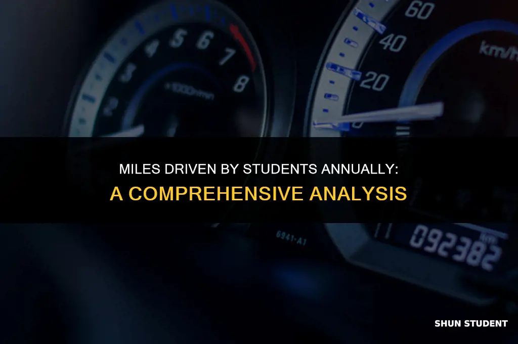 how much do students drive a year
