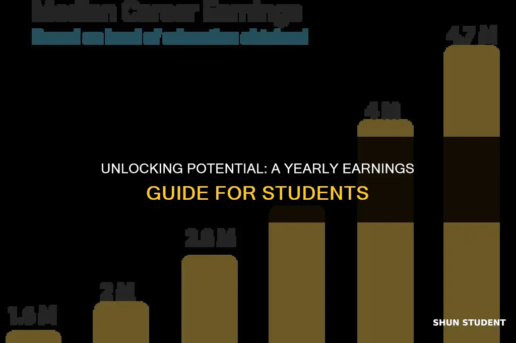 how much do students earn a year