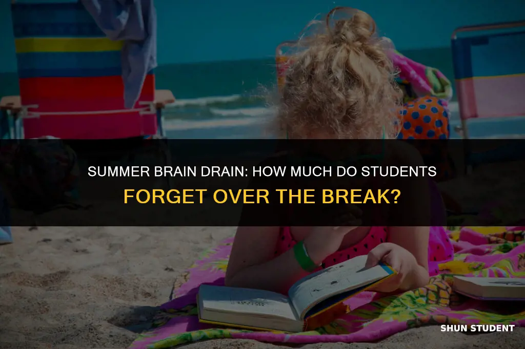 how much do students forget after summer site edu
