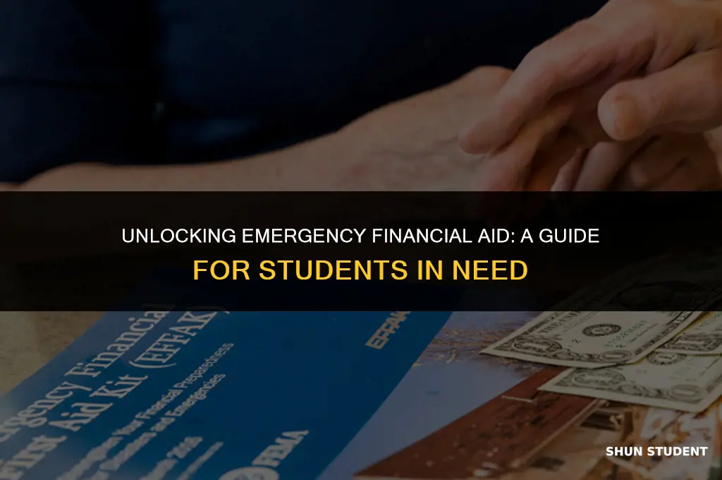 how much do students get for emergency financial aid