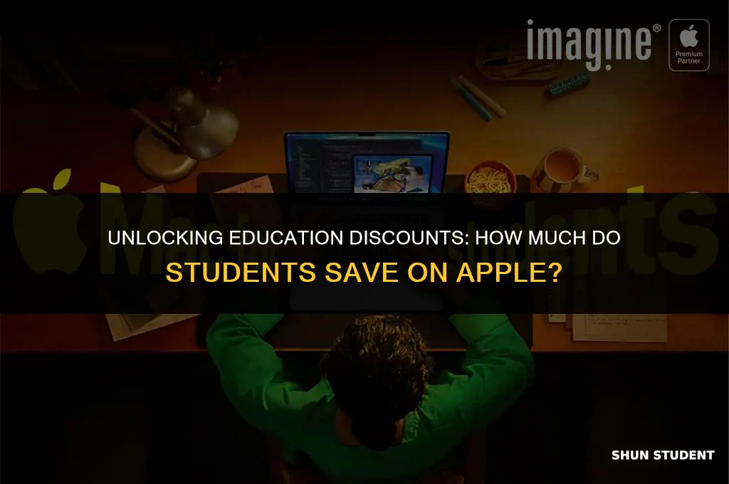 how much do students get off apple