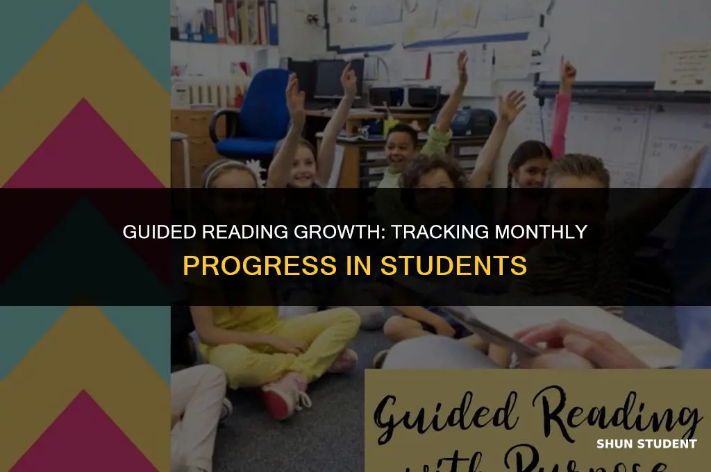 how much do students grow per month in guided rading