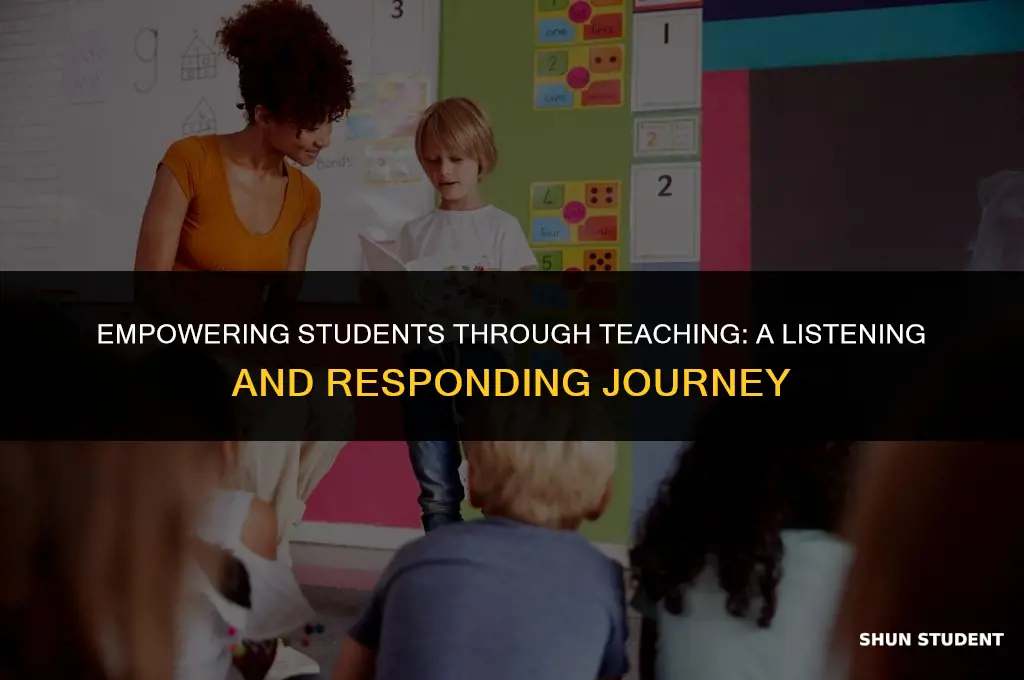 how much do students learn when they teach listen respond