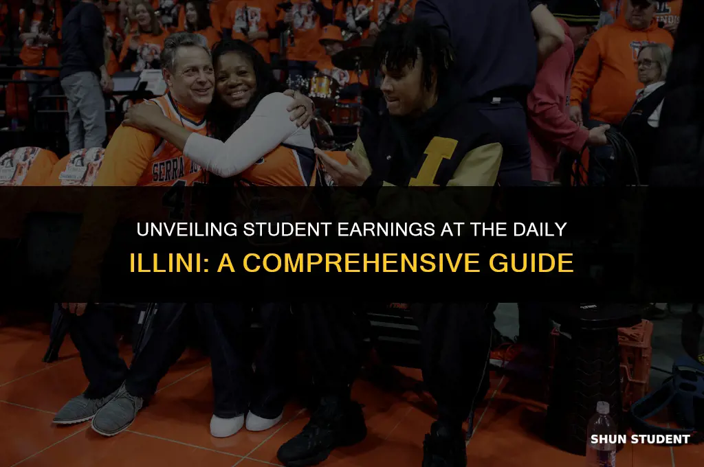 how much do students make at the daily illini