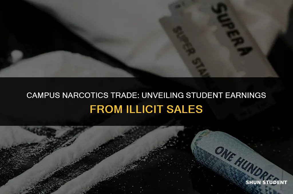 how much do students make selling drugs on campus