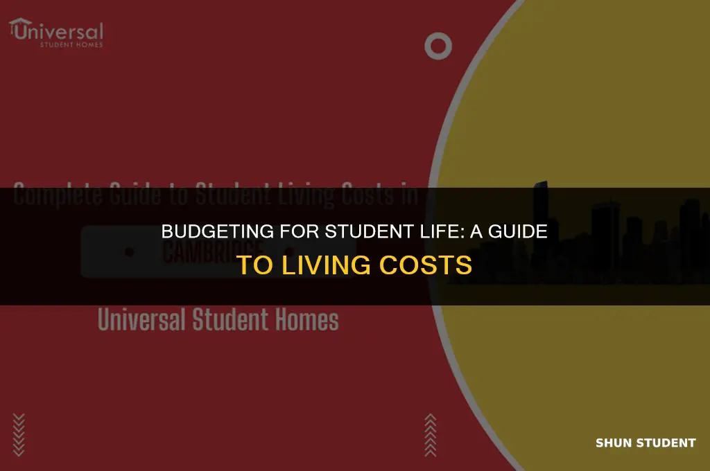 how much do students need to live on