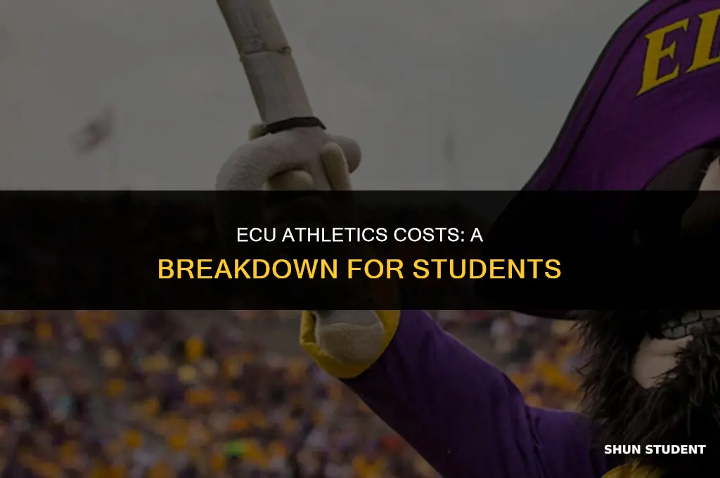 how much do students pay for athletics at ecu