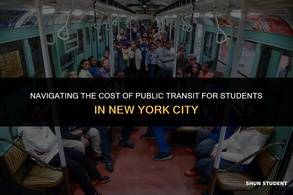 how much do students pay for new york public transit