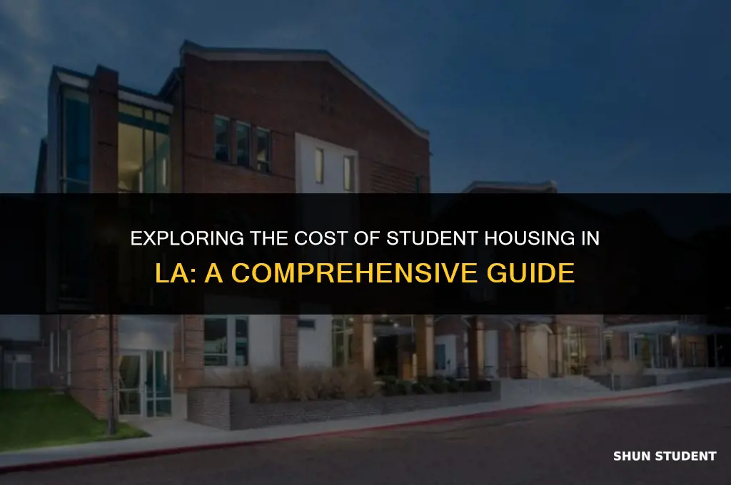 how much do students pay for rent la