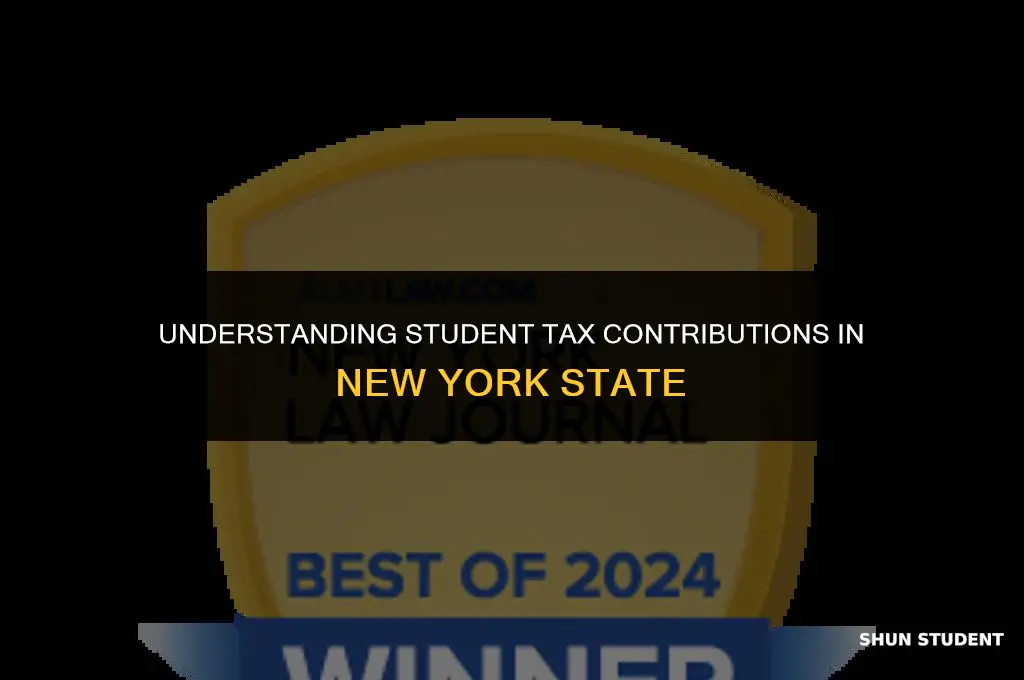 how much do students pay in taxes in nys