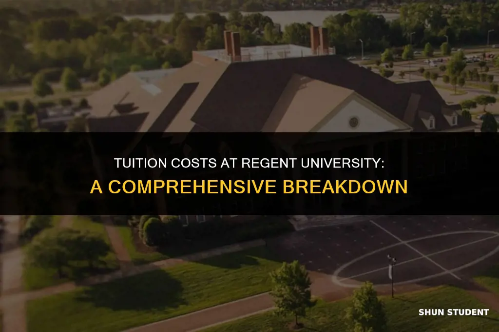 how much do students pay to attend regent university