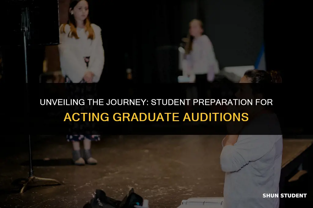 how much do students prepare for acting graduate audition