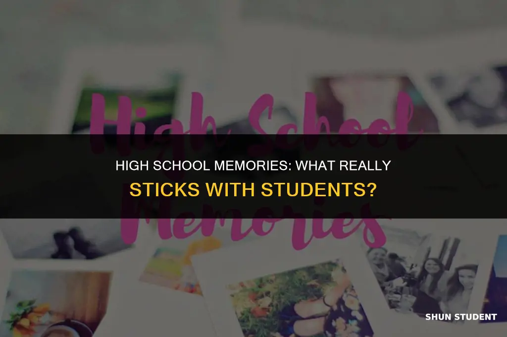 how much do students remember from high school