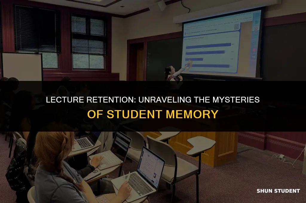 how much do students remember from lectures